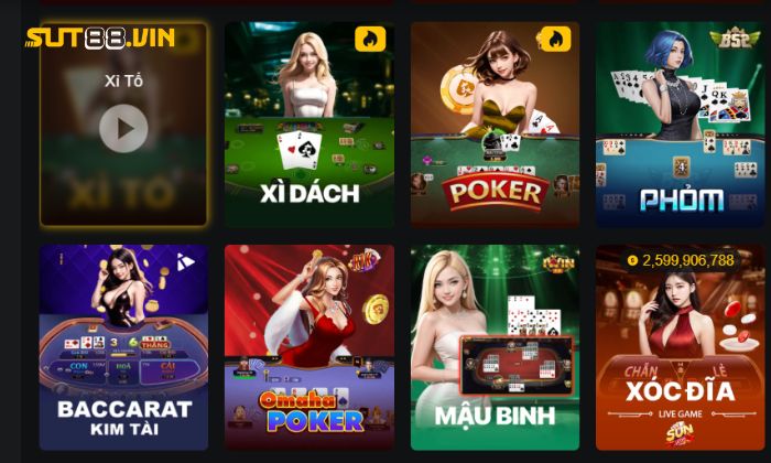 Kho game Sut88 đáp ứng mọi nhu cầu và sở thích cá nhân