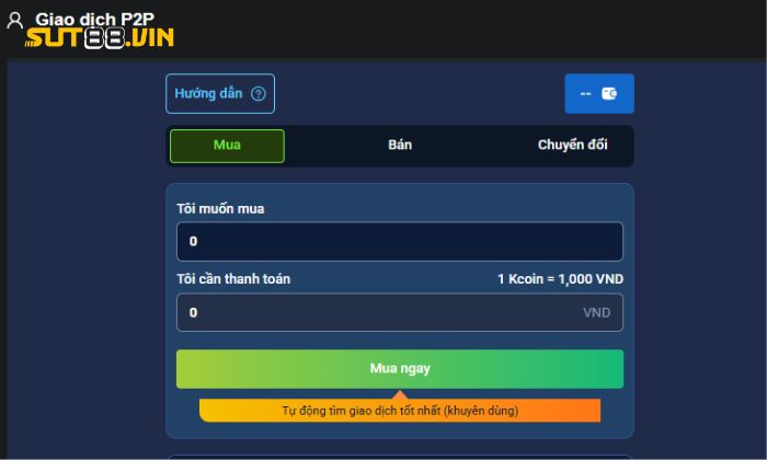 Nạp tiền và rút tiền tại Sut88 nhanh chóng