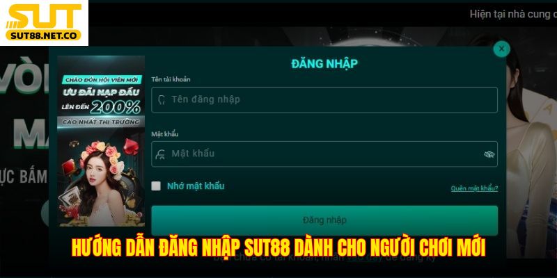 Hướng dẫn đăng nhập SUT88 dành cho người chơi mới